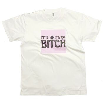 C'est Britney Bitch American Office T-shirt avec slogan imprimé 3