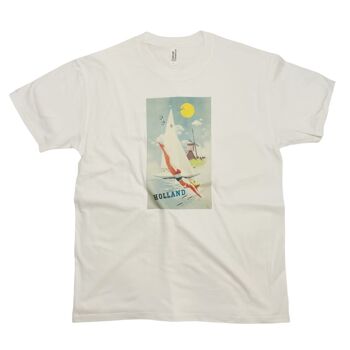Hollande Pays-Bas Affiche de voyage T-Shirt Vintage Impression artistique 1