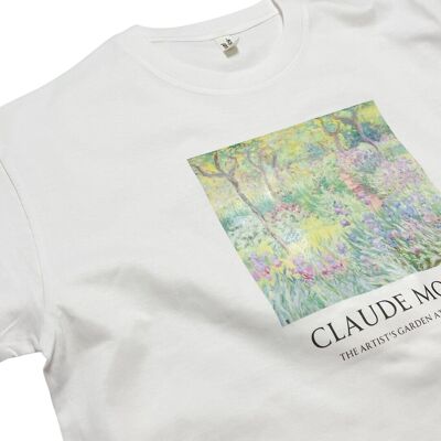 Claude Monet T-shirt intitolata Il giardino dell'artista a Giverny