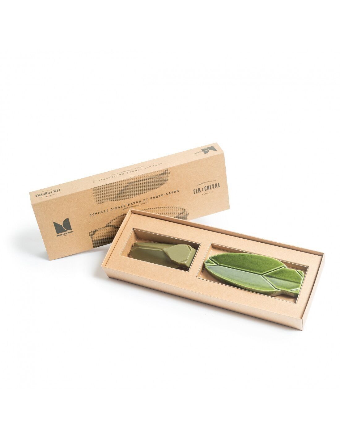 Monochrome Olivenschachtel