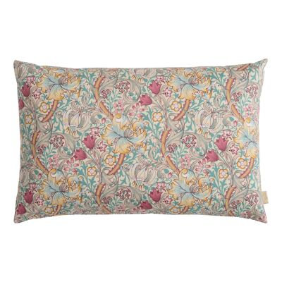 Cojín William Morris Golden Lily atardecer 50x33