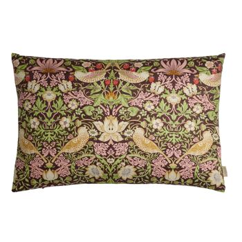 Coussin William Morris Voleur de fraises 50x33 1