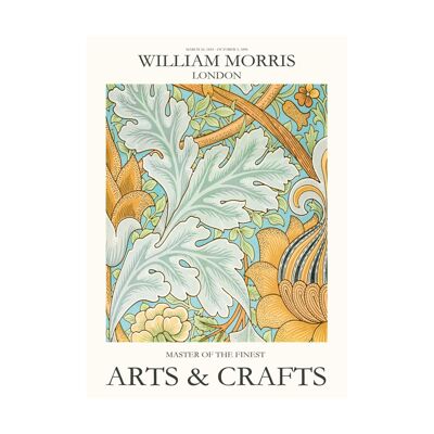 Póster William Morris Artes y Oficios