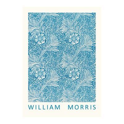 Póster William Morris Caléndula azul