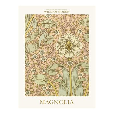 Affiche William Morris Magnolia