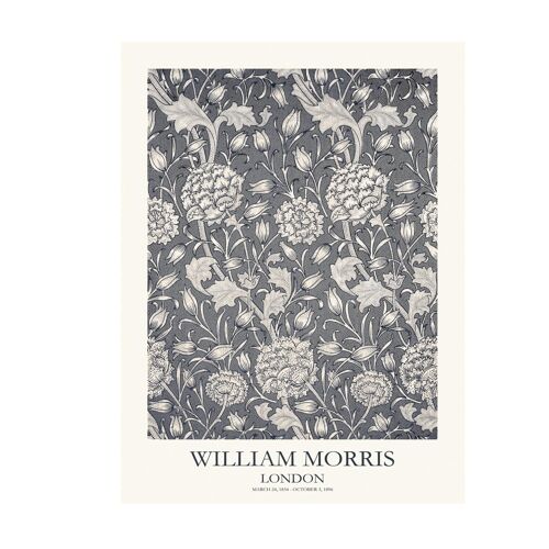 Poster William Morris Wild tulip grey