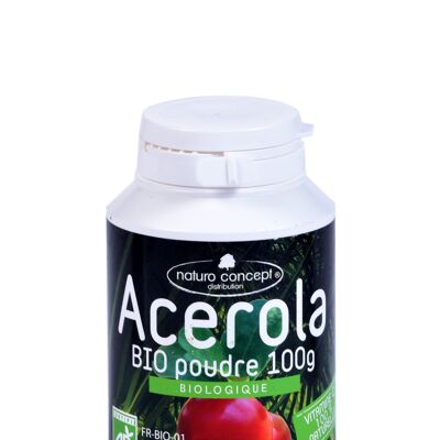 ACÉROLA BIO - POUDRE - 100g - 17% DE VITAMINE C