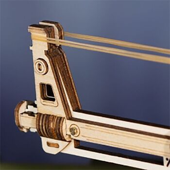 Puzzle 3D en bois DIY Fusil d'assaut AK-47, Robotime, LQ901, 71.7×5.6×21.5 cm 5