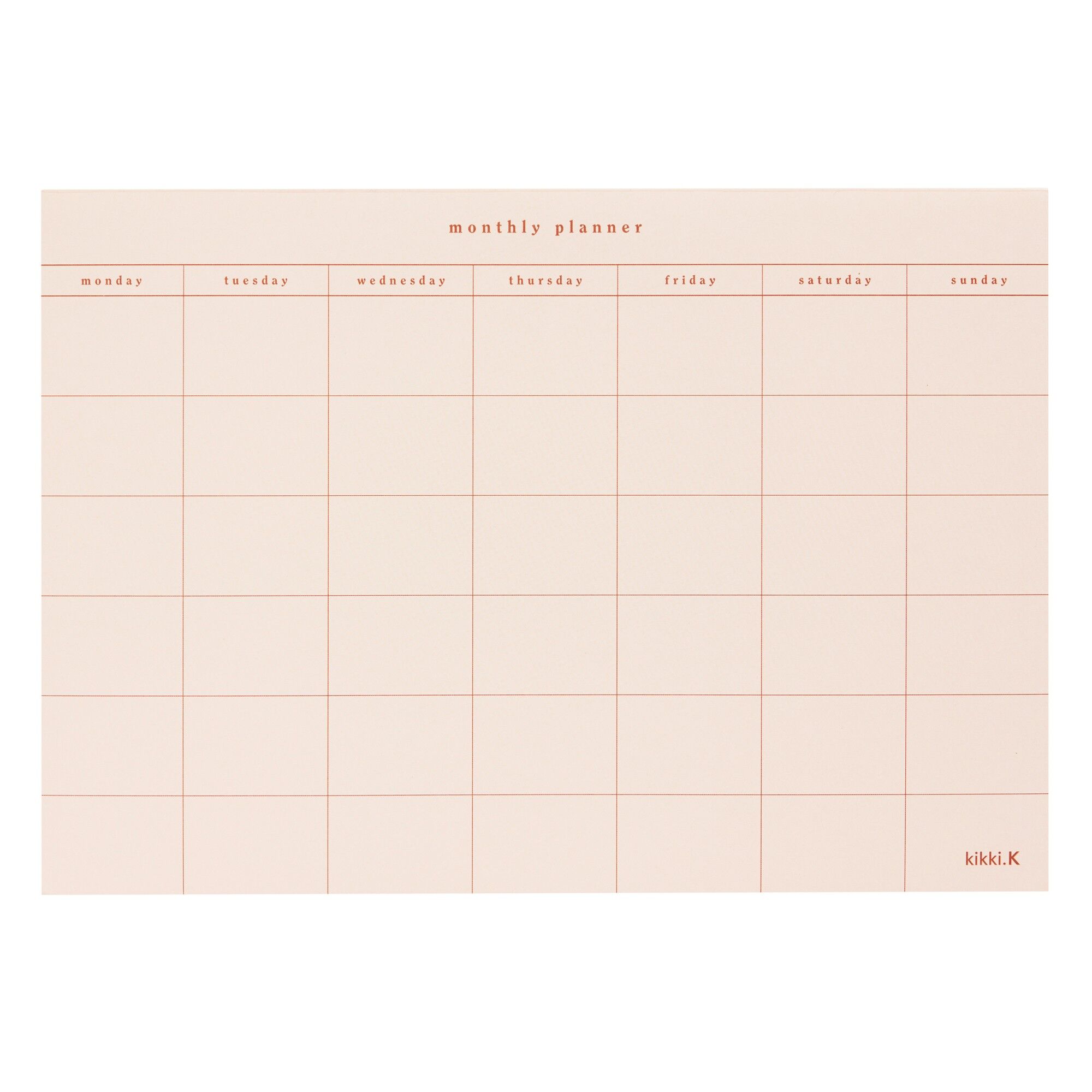 AGENDA MENSILE A4 MANDORLA: SELF