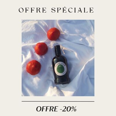 Pack Organic Extra Virgin Olive Oil from Sicily Ponticcioli - An organic, monovarietal, PDO & Sicilian olive oil!