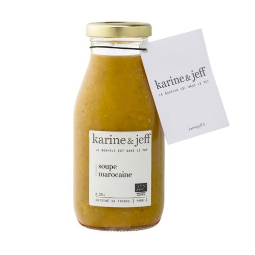 Soupe Marocaine - aux légumes, pois chiches et abricots secs 0.25L