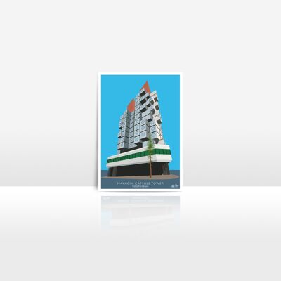 Architecture Nakagin Capsule - Lot de 10 Cartes Postales