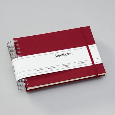 Mini Mucho Album, cream-white cardboard, burgundy