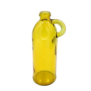 VASE MANCHE 22CM JAUNE