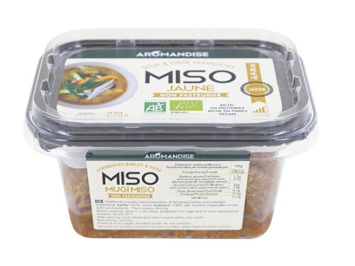 Miso jaune non pasteurisé