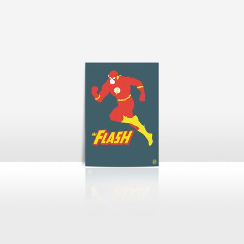 Super Héros Flash - Lot de 10 Cartes Postales
