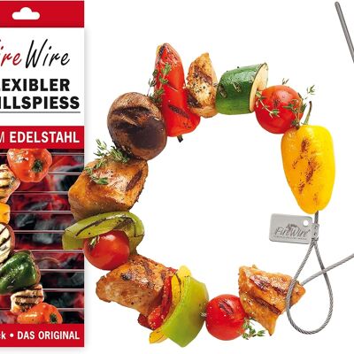 FireWire / juego de 2 / pincho de parrilla flexible