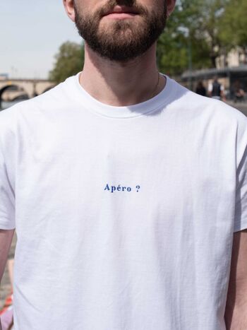 T-shirt brodé Apéro ? 1