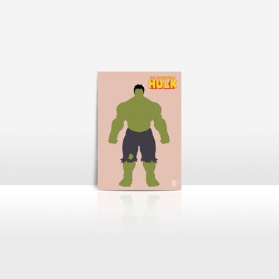 Super Heroes Hulk - Set of 10 Postcards