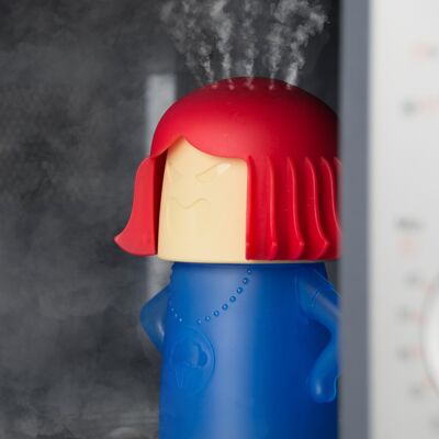 Angry Mama / Red + Blue / Microwave Cleaner