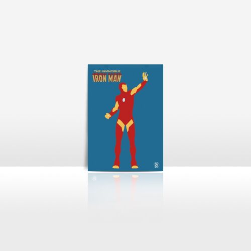 Super Héros Iron Man - Lot de 10 Cartes Postales