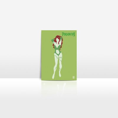Super Heroes Poison Ivy - Set of 10 Postcards