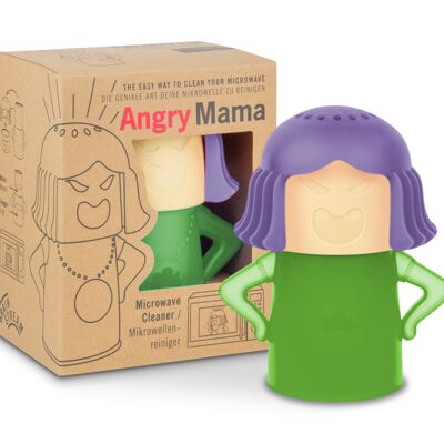 Angry Mama / Lila + Grün / Mikrowellenreiniger
