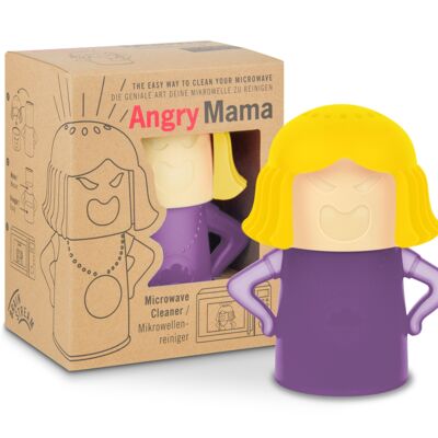 Angry Mama / Jaune + Violet / Nettoyant pour micro-ondes