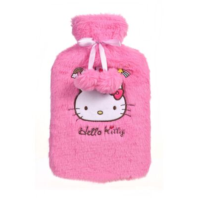 HELLO KITTY BOTTLE 1 LITER - SYNTHETIC FUR COVER