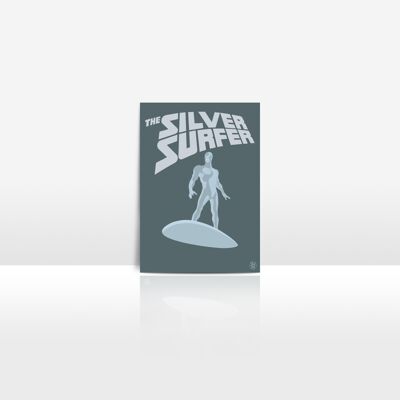 Superheld Silver Surfer – Set mit 10 Postkarten