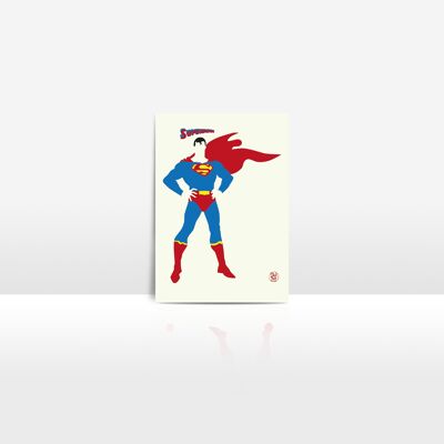 Super Heroes Superman - Set of 10 Postcards