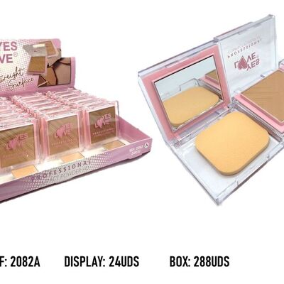 Sponge and Mirror Compact Powder