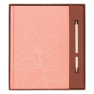 A5 FEATURE JOURNAL REGALO SET DUSTY CORAL: SELF