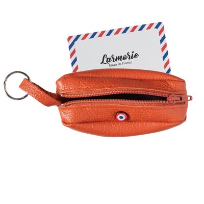 CHARLES Bohemian Coral cuero granulado