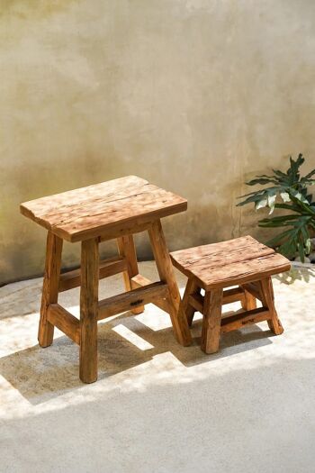 Le Tabouret Yoke - Naturel - L 5