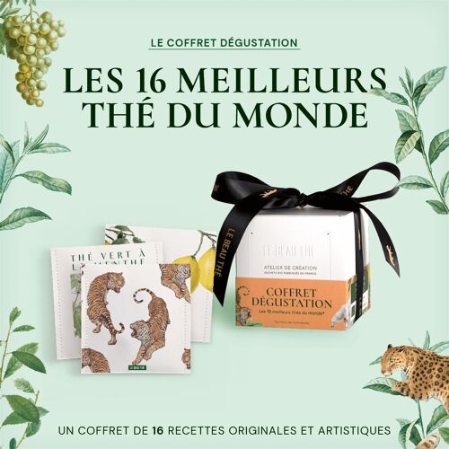 Coffret de dégustation : les 16 meilleurs thés et infusions du monde