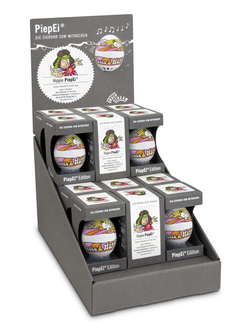 Display Hippie PiepEi / 18 Stück / Intelligente Eieruhr