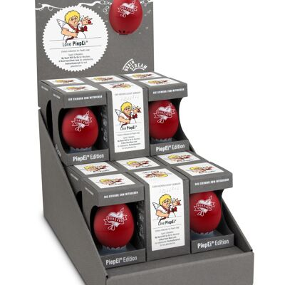 Display Love Beep Egg / 18 piezas / Temporizador de huevos inteligente