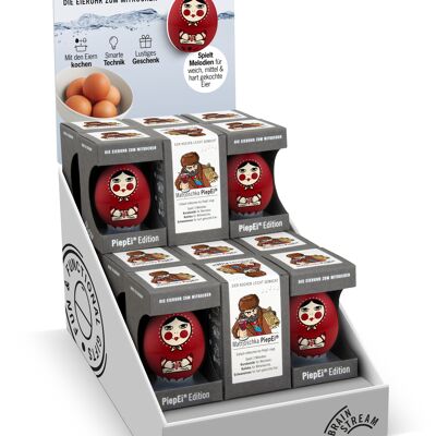Display Matryoshka PiepEi / 18 piezas / Temporizador de huevos inteligente
