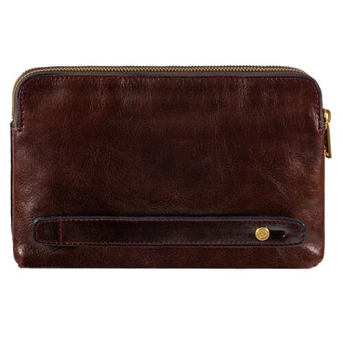 Leather Clutch Purse Wristlet Handbag Unisex - Ulysses