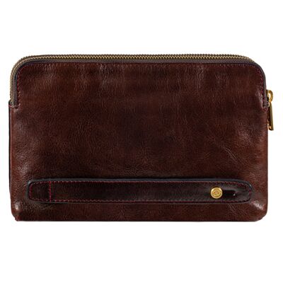 Leder-Clutch-Geldbörse, Handgelenk-Handtasche, Unisex – Ulysses