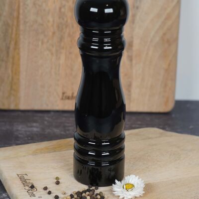 Salt & pepper grinder 21,5 cm in black color Isabelle Rose