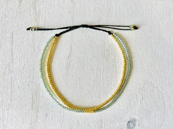 Bracelets ensemble Perle Miyuki Réglable en nylon, rocaille, bracelet fin 4