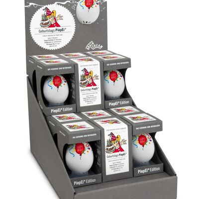 Display birthday beep egg / 18 pieces / intelligent egg timer