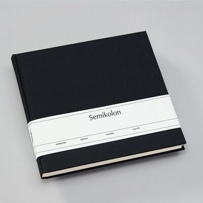 Guest book, black