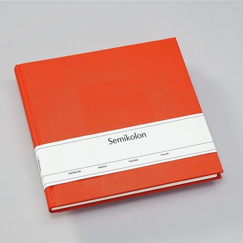 Gästebuch, orange