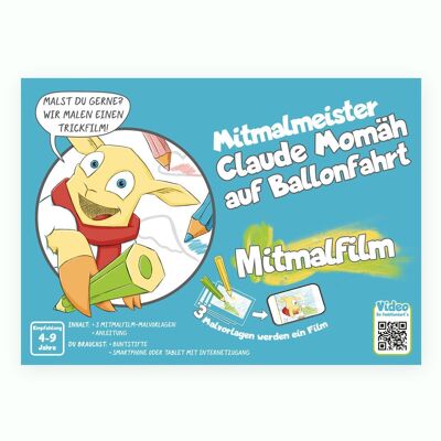 Mitmalmeister Claude Momäh auf Ballonfahrt