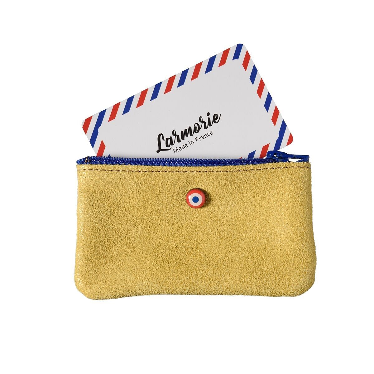 Portafoglio in pelle EMILE UpCyclé Giallo Sole