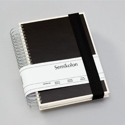 Mucho (A5) spiral notebook, black