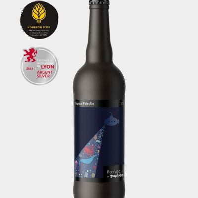 Tropical Pale Ale Beer 33cl - Océano-Graphique